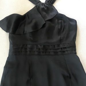 BCBG black halter dress size 6